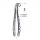 Pinza da estrazione n.22 per estrazione molari arcata inferiore