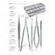 Set base di micro strumenti per tessuti molli