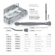 Set per osteotomia con inserti intercambiabili