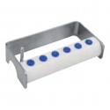 Vassoio per 6 Trephines/dent. Burs