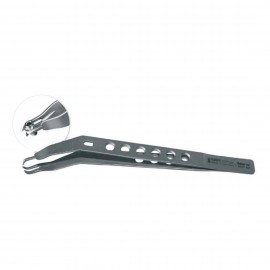 Implant Holding Tweezers, Titanium, 16 cm