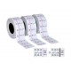 Rotolo etichette a 2 linee con indicatore di sterilizzazione, 3 pz.