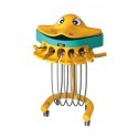 Carrello dentale Jelly configurazione standard siringa+3 cordoni M4 f.o.