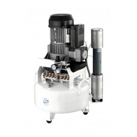 Compressore a secco TEC1-24, 24lt, 69lt/min, filtro ster, per 1 riunito