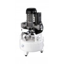 Compressore a secco TEC3-24SE, 24lt, 150lt/min, per 2 riuniti