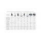 Compressore a secco TEC3-24, 24lt, 140lt/min, filtro ster, per 2 riuniti