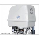 Compressore a secco TEC1-24SEC, 24lt, carenato, 72lt/min, per 1 riunito