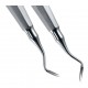 Elevatore radice dentale Flohr, ricurvo