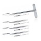 Modello rotante Chisel Vienna pattern, punta bayonet