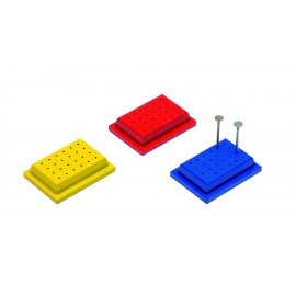 Portafrese LC-LG-LR, in alluminio verniciato, per 24 frese