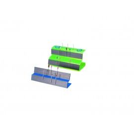 Portafrese magnetico in plexiglass fluorescente giallo.