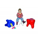 Sgabello a forma di molare