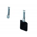 Pinzetta inox per radiografie, 20 pz