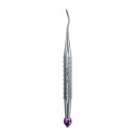 Sindesmotomo per accesso mesiale, 4.0 mm, ricurvo, viola (X-Syndesmotome 6)