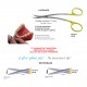 Forbice LAGRANGE 636.00 11,5 cm con doppia curvatura