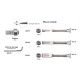 Scalpello semplice 415.10 lama da 4 mm 
