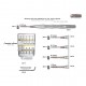 Kit 5 osteotomi a punta convessa
