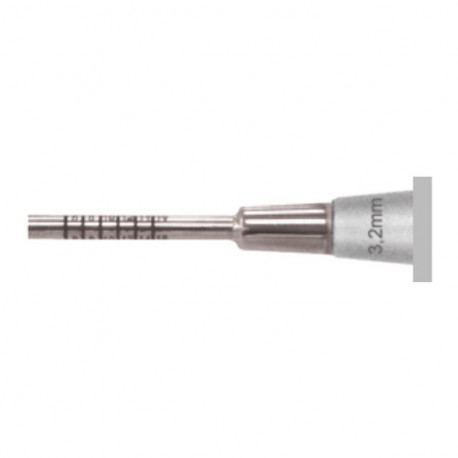 Osteotomo a punta concava diam. 3,2 mm