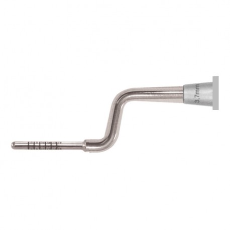 Osteotomo angolato con punta convessa diam. 3,7 mm