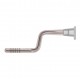 Osteotomo angolato con punta convessa diam. 5 mm