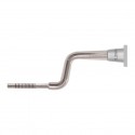 Osteotomo angolato con punta concava diam. 3,2 mm