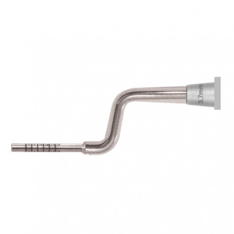 Osteotomo angolato con punta concava diam. 3,7 mm