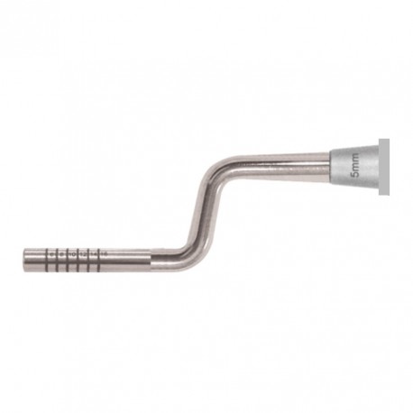 Osteotomo angolato con punta concava diam. 5 mm