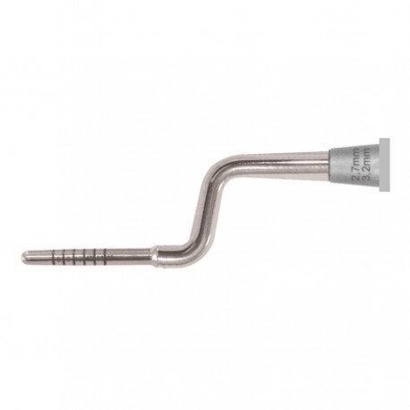 Osteotomo angolato con punta conica convessa diam. 2,7-3,2 mm