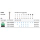 Frese F0001, Round, 6pz