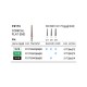 Frese F0173, Conical Flat End, 6pz