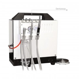 Riunito Dentale Veterinario Portatile Dentaway, compressore interno