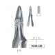 Pinza da estrazione pedodontica n.29, incisivi superiori